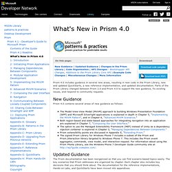 What's New in Prism 4.0