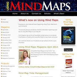 What's new on Using Mind Maps