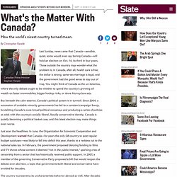 What's the matter with Canada?
