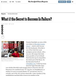 What if the Secret to Success Is Failure?