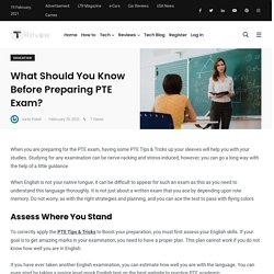 What Should You Know Before Preparing PTE Exam?