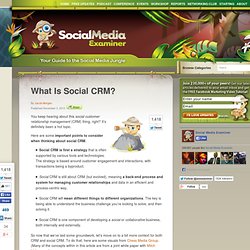 What Is Social CRM?