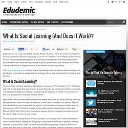 What Is Social Learning (And Does It Work)?
