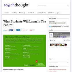 What Students Will Learn In The Future