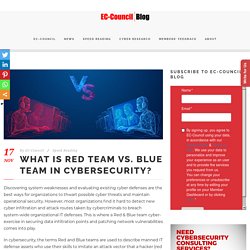 What Is Red Team vs. Blue Team in Cybersecurity?