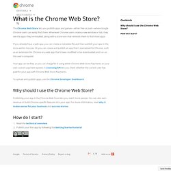 Chrome Web Store - Google Code