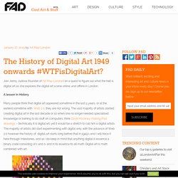 What the F**k is Digital Art