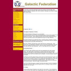 What is the Galactic Federation?