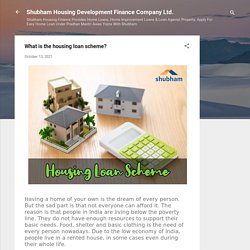 What is the housing loan scheme?