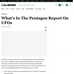 What’s In The Pentagon Report On UFOs