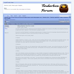 What is Tinderbox?  View from a newbie