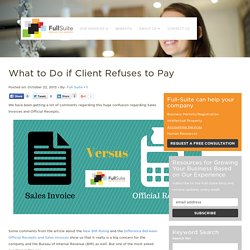 What to Do If My Client Refuses to Pay?