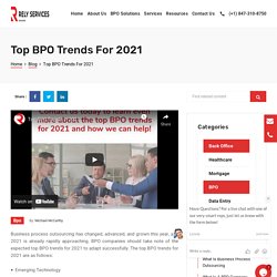 What Are the Top BPO Trends For 2021