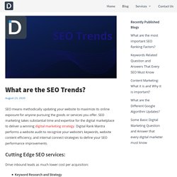 What are the SEO Trends?