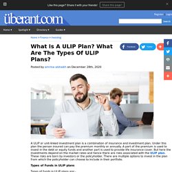 What Is A ULIP Plan? What Are The Types Of ULIP Plans?