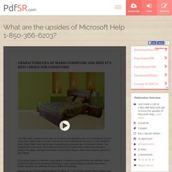 What are the upsides of Microsoft Help 1-850-366-6203?