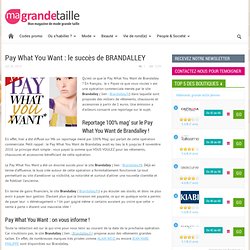 Pay What You Want : le succès de BRANDALLEY