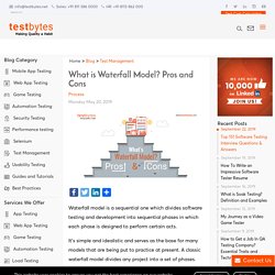 What is Waterfall Model? Pros and Cons