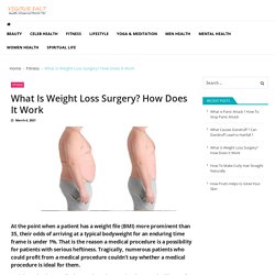 What Is Weight Loss Surgery? How Does It Work - Vigourfact