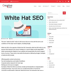 What Is White Hat SEO? – CreativeClick