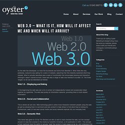 Web 3.0 – what is it, how will it affect me and when will it arrive?