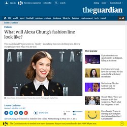 What will Alexa Chung's fashion line look like?