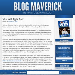 What will Apple Do ? - Blog Maverick