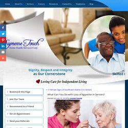 What Can You Do with Loss of Appetite in Seniors?
