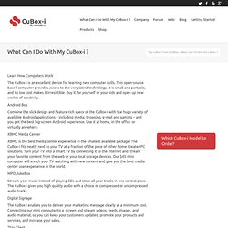 What Can I Do With My CuBox-i ?