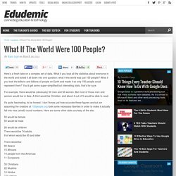 What If The World Were 100 People?