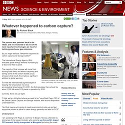 Whatever happened to carbon capture?