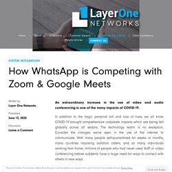 WhatsApp is addressing 20 person video calls to compete with Zoom & Google Meets
