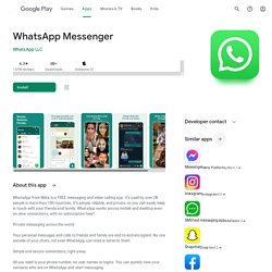 WhatsApp Messenger - Apps on Google Play