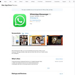 ‎WhatsApp Messenger on the App Store