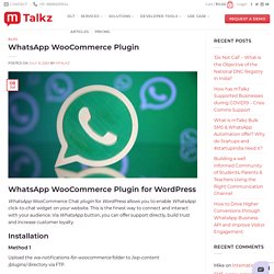 WhatsApp Plugin for Wordpress