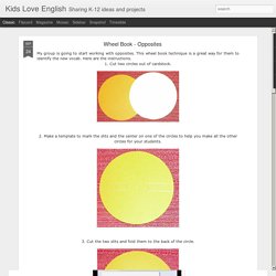 Kids Love English: Wheel Book - Opposites