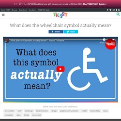 What does the wheelchair symbol actually mean?