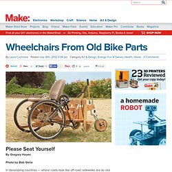 Wheelchairs From Old Bike Parts