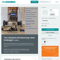 Two wheeled self balancing robot (redesign)