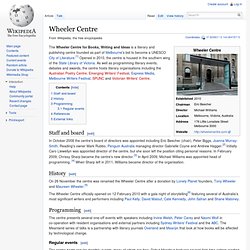 Wheeler Centre