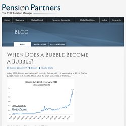 When Does a Bubble Become a Bubble?