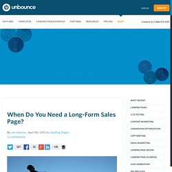 When Do You Need a Long-Form Sales Page?