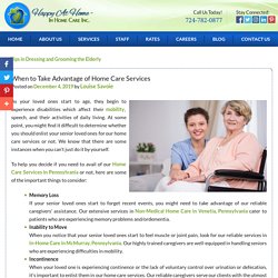 When to Take Advantage of Home Care Services