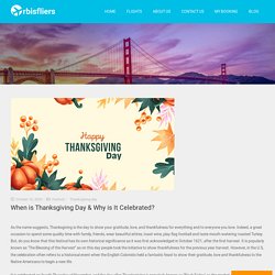 Know About Thanksgiving Day & Reason behind its Celebration