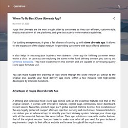 Where To Go Best Clone Ubereats App?