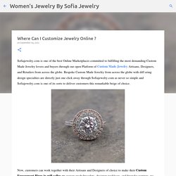 Where Can I Customize Jewelry Online ?