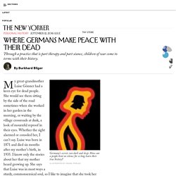 Where Germans Make Peace with Their Dead