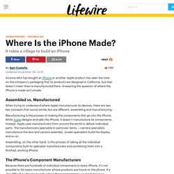 Where Is the iPhone Made? (Hint: Not Just China)
