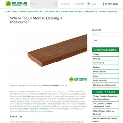 Where To Buy Merbau Decking in Melbourne? Blog