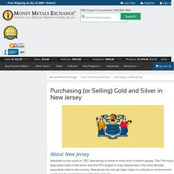 Where to Buy (or Sell) Gold & Silver in New Jersey (NJ)